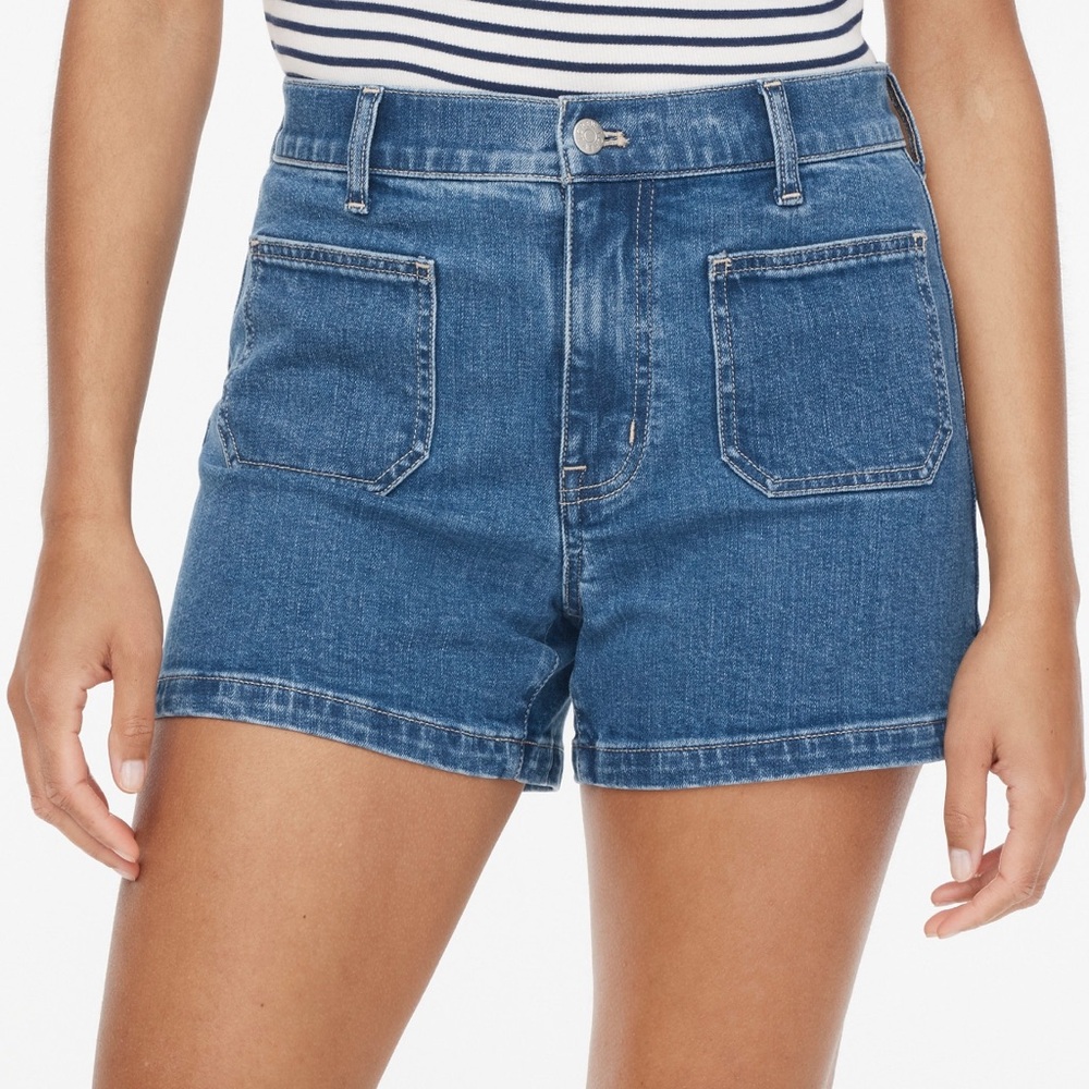 J.Crew Sailor Patch Pocket Denim Shorts – Size 31new with tags Brand: J.Crew - Picture 3 of 9